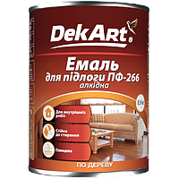 Эмаль алкидная для пола красно-коричневая 0,9 кг ТМ"DekArt"