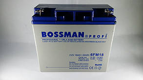 Акумулятор для електротранспорту 12V 18Ah Bossman profi 6FM18 - LA12180