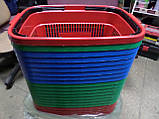Кошики пластикові для супермаркетів 22 л. нові. Кошики покупцеві б/у, фото 3