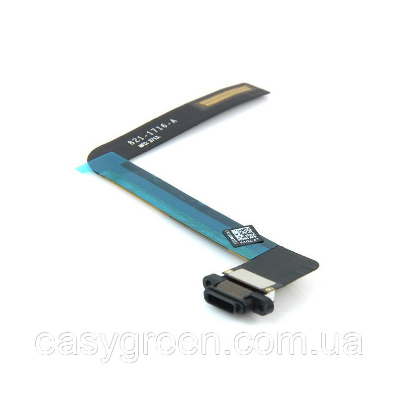 Apple iPad Air 5 Шлейф заряджання чорний