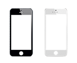 Apple iPhone 5G Скло сенсорного екрана чорний, фото 3