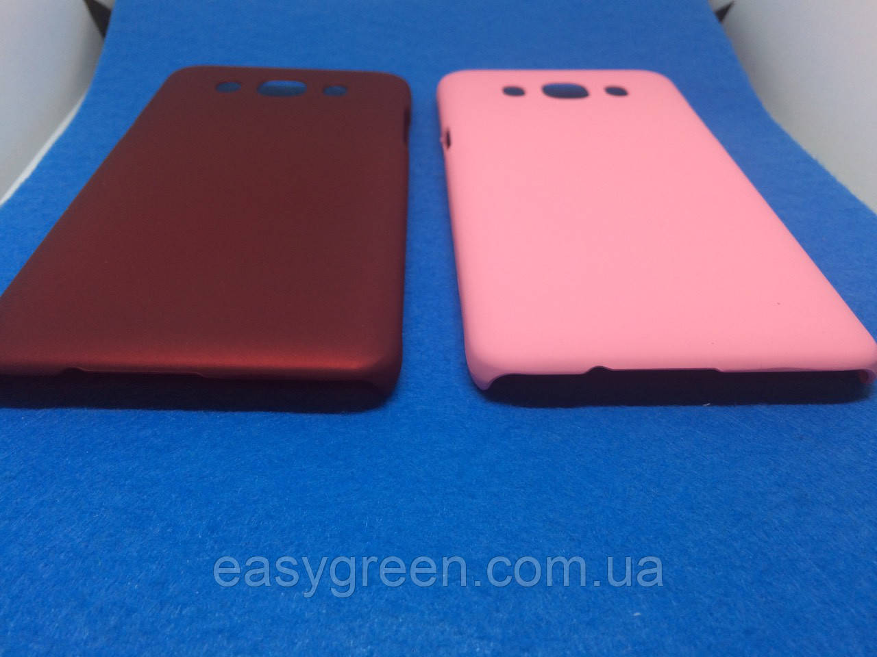 Samsung J5 (2016) Чохол пластик/бархіт/бордо
