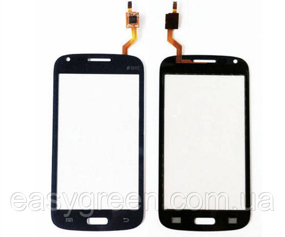 Samsung Galaxy Core i8260 i8262 Duos GT 8262 8260 Сенсорний екран кривий шлейф чорний, фото 1