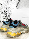 Кросівки жіночі Balenciaga Triple S Beige Red, фото 4