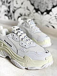 Кросівки жіночі Balenciaga Triple S "Cream", фото 3