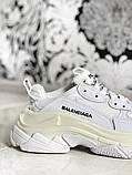 Кросівки жіночі Balenciaga Triple S "Cream", фото 6