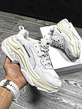 Кросівки жіночі Balenciaga Triple S "Cream", фото 10