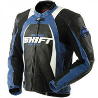 Мото куртка шкіряна Shift SR-1 чорно-синя, XXL