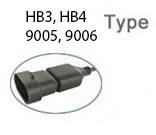 Цоколь hb3, hb4, 9005, 9006