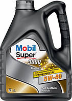 Моторна олива Mobil Super 3000 Diesel 5W-40, 4 л.