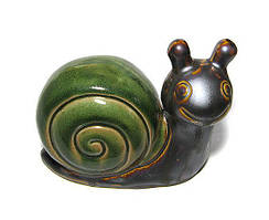 Фігурка равлики з кераміки