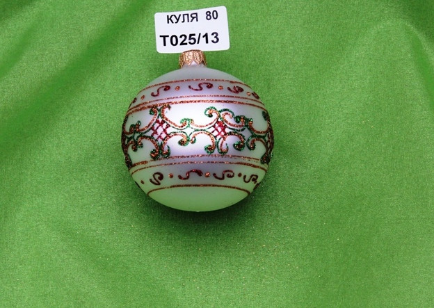 Новорічна іграшка Куля Т025/13