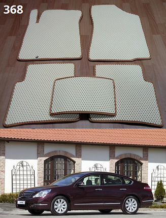 Килимки на Nissan Teana '08-14. Автоковрики EVA, фото 2