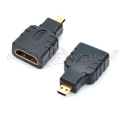 Перехідник micro HDMI (M) - HDMI (F) Premium, фото 2