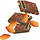 Шоколад молочний преміум зі шматочками мигдалю CACHET Milk Chocolate with Almonds 300 г (Бельгія), фото 3