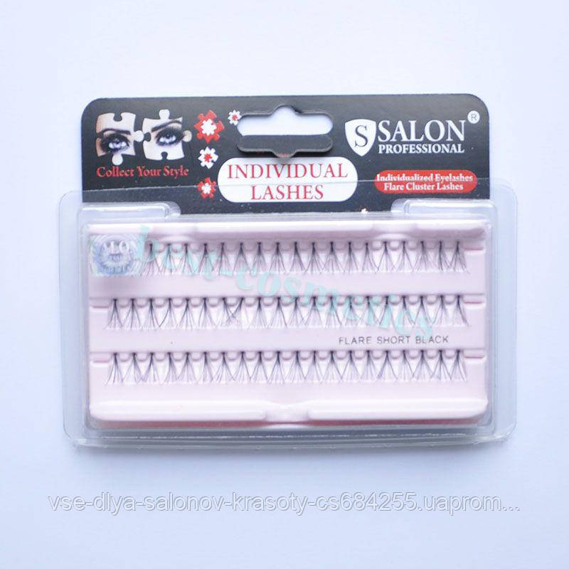 Вії Salon Professional пучкові S