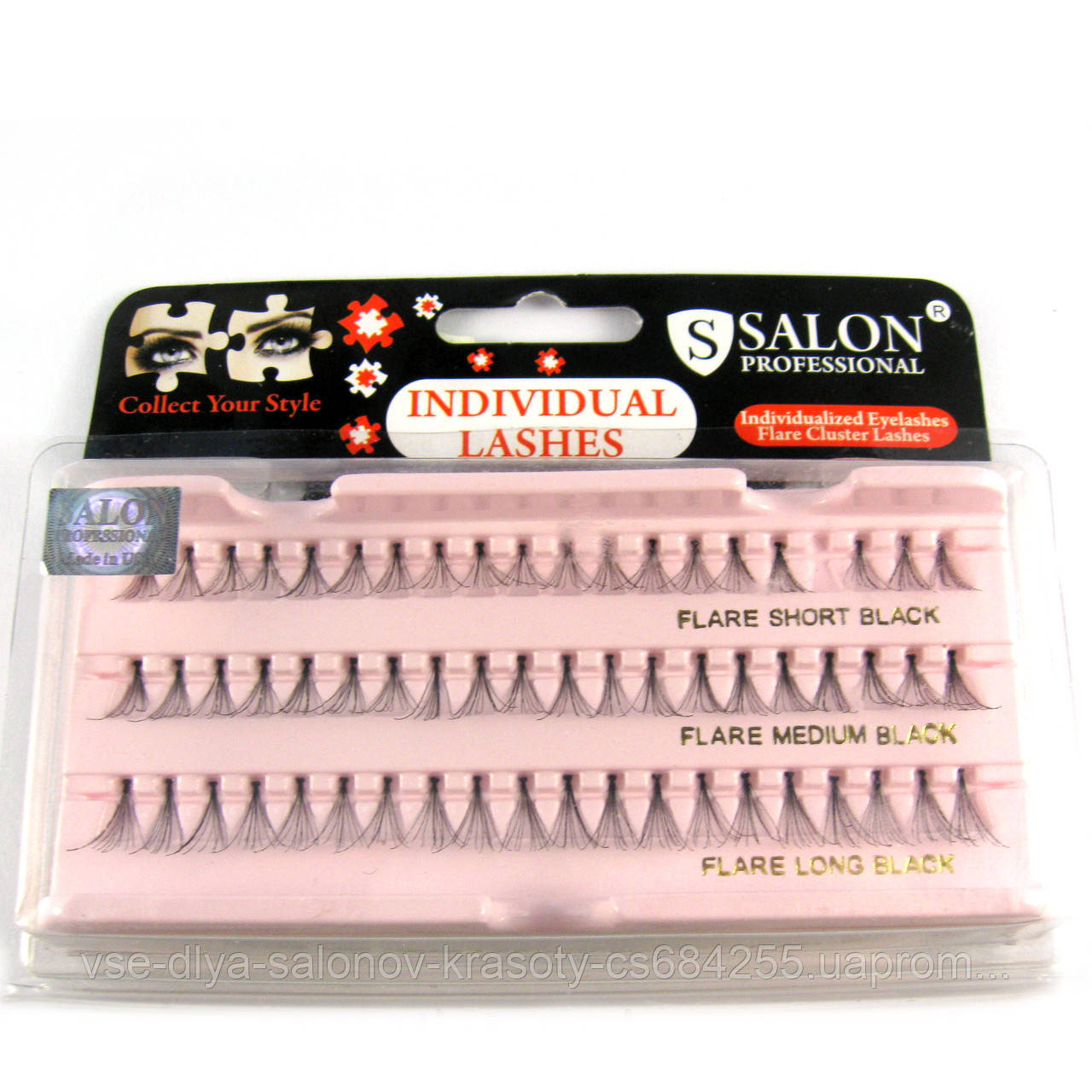 Вій Salon Professional пучкові змішані
