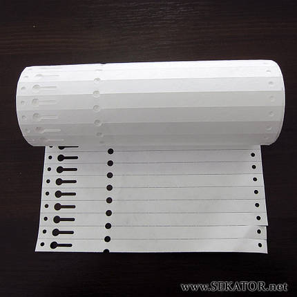 Етикетки-петля для маркування рослин TYVEK / Тайвек, 1000шт, білі, фото 1