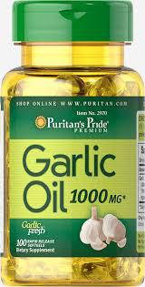 Здоров'я серця і серцево-судинної системи Puritan's Pride Garlic Oil 1000 mg 100 Rapid Release Softgels, фото 2