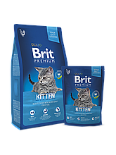 Корм Brit Premium (Брит Преміум) Cat Kitten для кошенят курка в соусі, 8 кг
