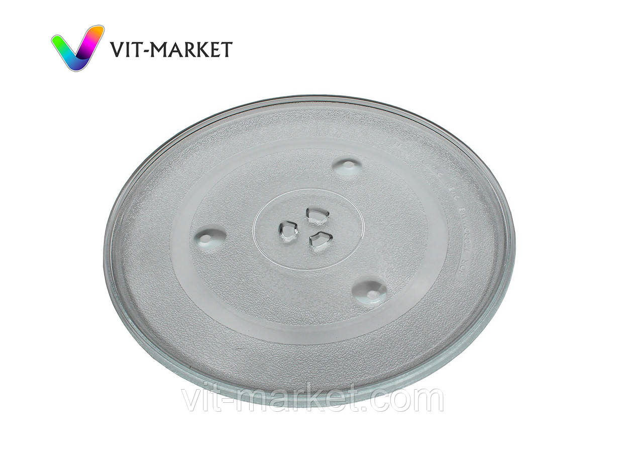 Універсальна скляна тарілка (піддон, страва) для мікрохвильової печі LG діаметр 315 мм код D315K