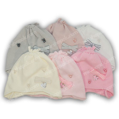 шапка с завязками для девочки шапка с завязками для девочки