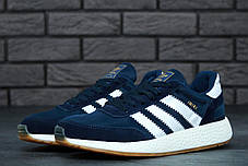 Чоловічі кросівки AD Originals Iniki Runner Boost Dark Blue . ТОП Репліка ААА класу., фото 2