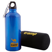 Пляшка алюмінієва в чохлі з неопрену Tramp 0,6 л