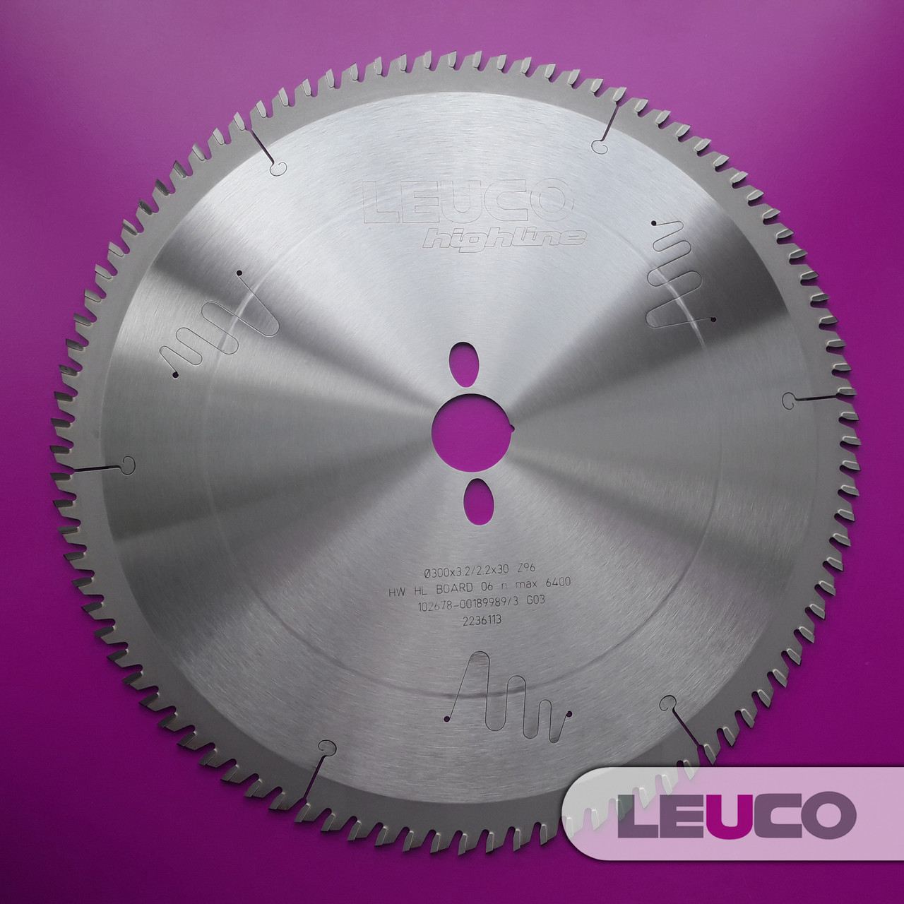 300x3,2/2,2x30 Z=96 Основна дискова пила Leuco для ДСП і МДФ