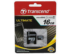 Картка пам'яті Transcend microSD 16 GB class 10