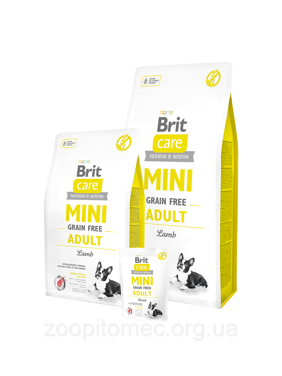 Корм Brit Care (Брит Кеа) Mini Adult Lamb для дорослих собак міні порід м'ясо ягняти, 2 кг