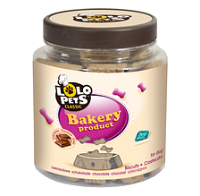 Печиво для собак фігурне, шоколадні крокети банка 210 г. Lolopets
