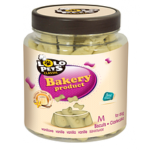 Печиво для собак, ванільні кісточки, банка 210 г. Lolopets