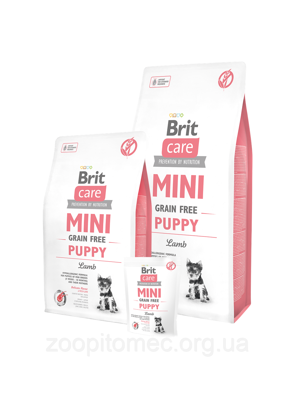 Корм Brit Care (Брит Кеа) Mini Puppy Lamb для цуценят міні порід і годуючих сук м'ясо ягняти, 2 кг