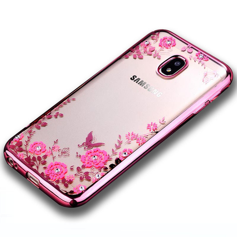 Чехол для Galaxy J3 2017 / Samsung J330 Flowers