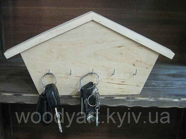 Ключниця будиночок, ключниця дерев'яна
