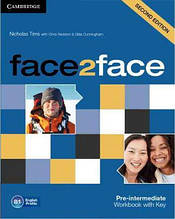 Зошит Face2face /Second Edition/ Pre-int WB with Key