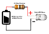 Набір 100x LED світлодіод 5мм 5 кольорів [#4-7], фото 3