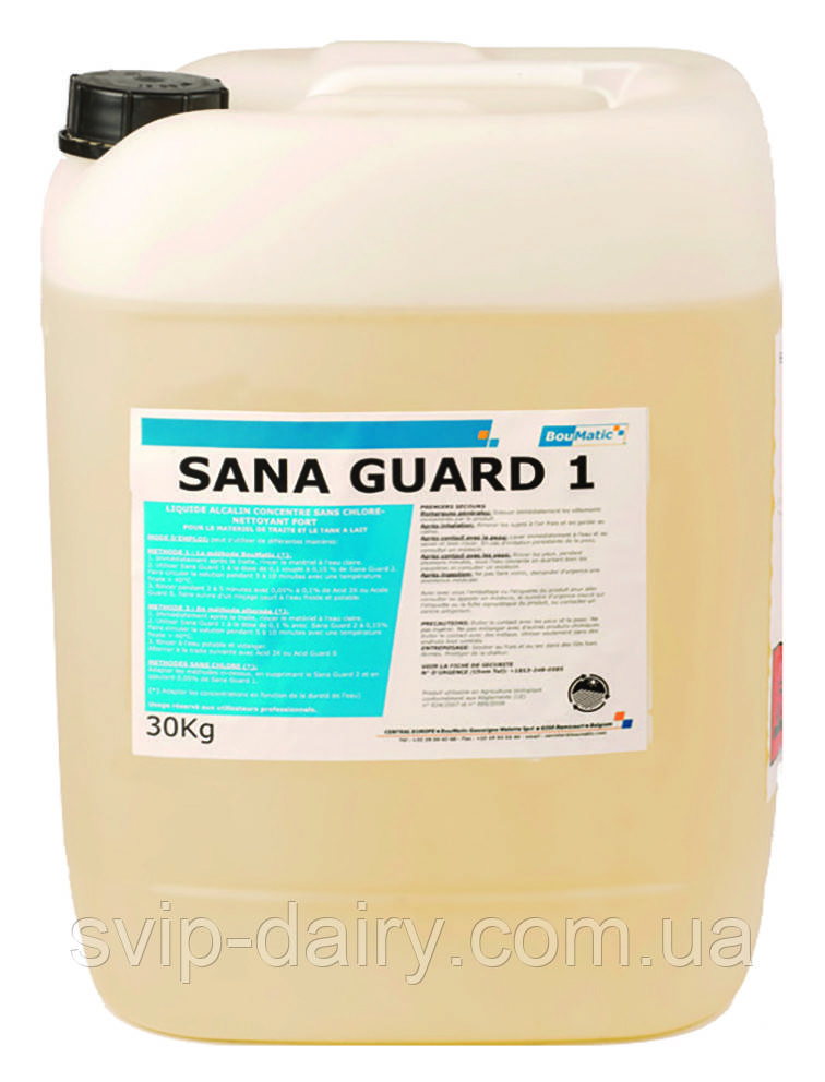 Концентрований лужний мийний засіб SANA GUARD 1