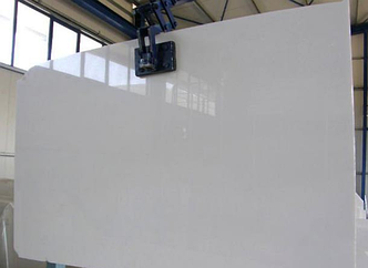 Мармур Thassos A 3 білий із сірим 600х300х20 мм мармурова плитка для підвіконня натуральний камінь