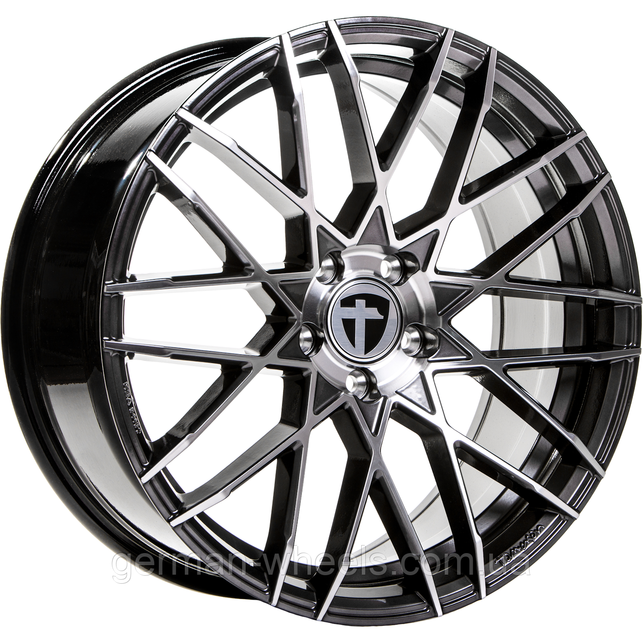 Диски от Tomason ( Томасон ) модель TN19 цвет Dark Hyperback Polished параметры 10.5J x 21" 5 x 120 ET 35, фото 1
