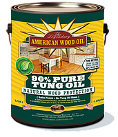 Натуральна тунгова олія для деревини, 90% Pure Tung Oil, 0.946 litre, American Wood Oil