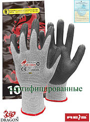 Рукавички нітрилові антиелектростатичним сірі Reis Польща (захист рук) PETRO SWS