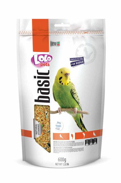 Повнораціонний корм для хвилястих папуг 600 г Lolopets Doypack , фото 1
