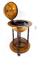 Глобус барів підлоговий на 3 ніжках 360 мм коричневий