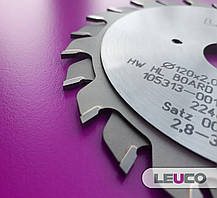 Комплект дискових пил Leuco (300/30 мм + 120/22 мм) для форматно-розкрійних верстатів (ДСП, МДФ) (на форматку), фото 6