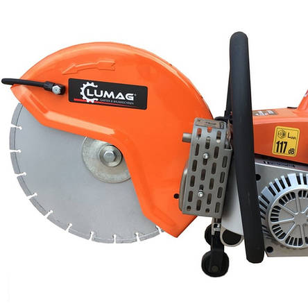 Пила для різання бетону та бруківки бензинова LUMAG TS350G-PRO, фото 3
