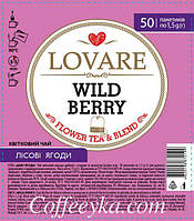 Чай квітковий каркаде з ягодами і ароматом лісових ягід Lovare Дикі ягоди 50*1,5 м