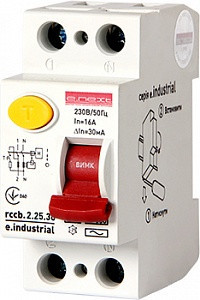 Вимикач диференціального струму 2р, 25А, 30мА, (Енекст), фото 1