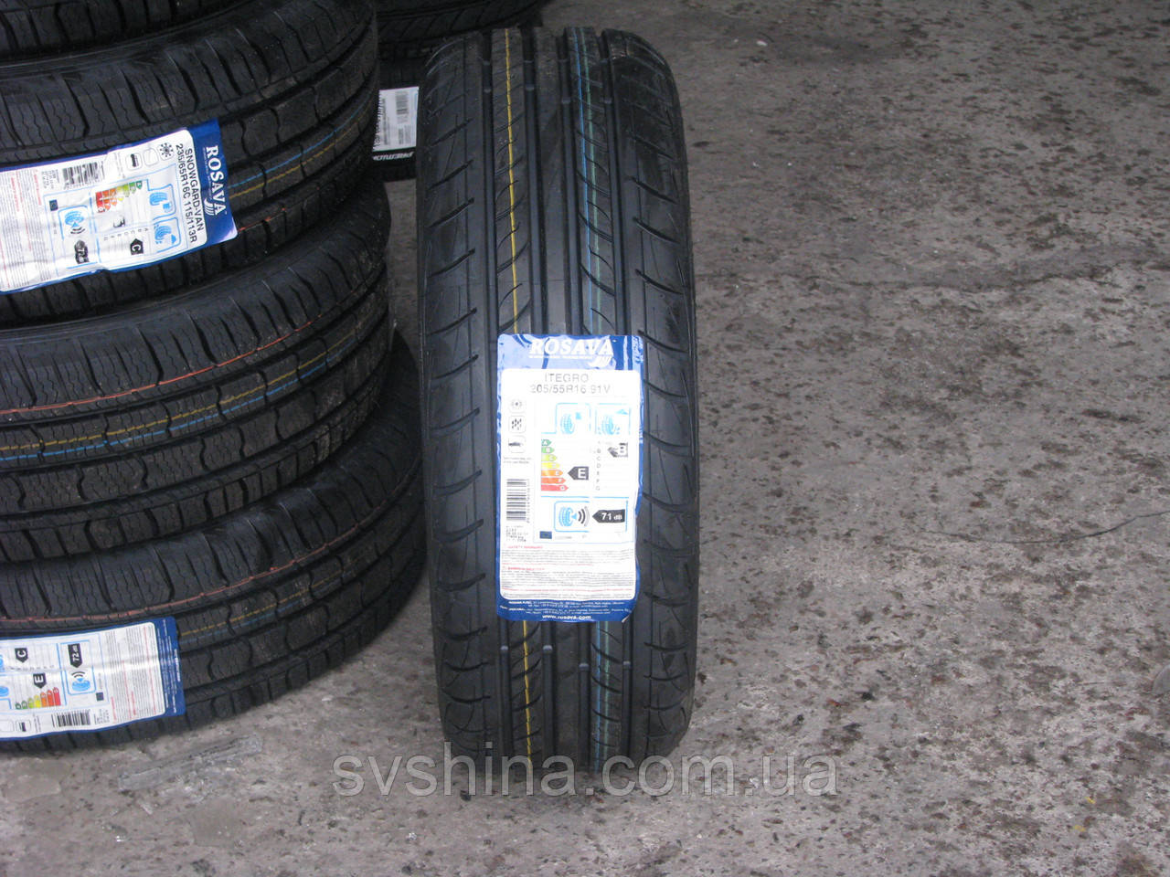 Літні шини 205/55R16 Росава ITEGRO, 91V